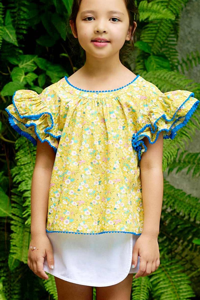 Jolie blouse fleurie ample